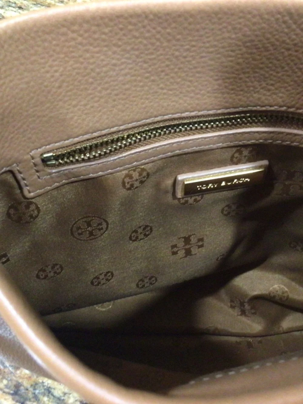 Troy Burch Britten Slouchy tote Shoulder Bag with pebble leather. Gently used